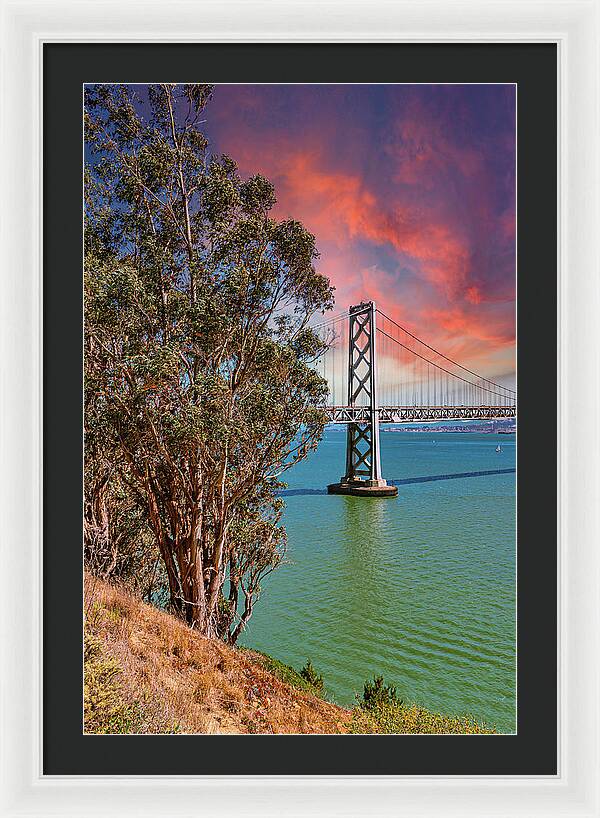 San Francisco Oakland Bay Bridge 2 - Framed Print