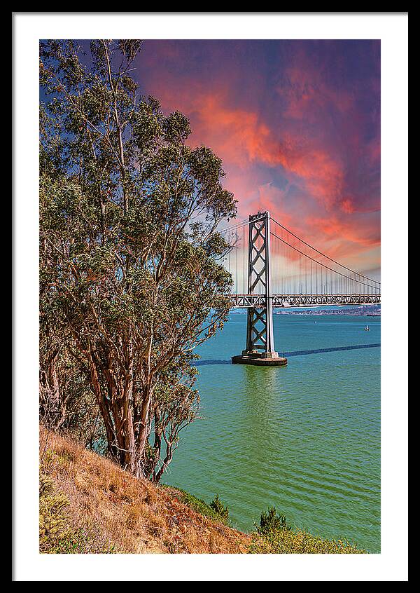 San Francisco Oakland Bay Bridge 2 - Framed Print