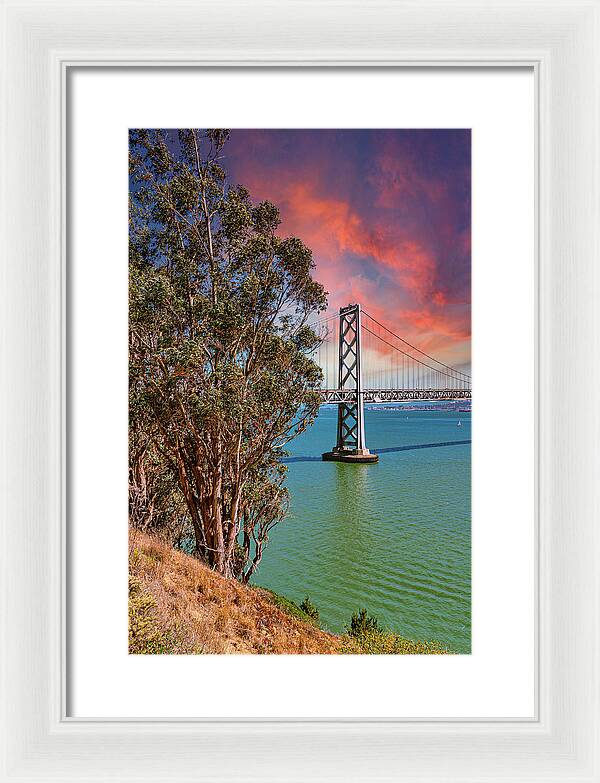 San Francisco Oakland Bay Bridge 2 - Framed Print