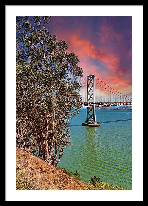 San Francisco Oakland Bay Bridge 2 - Framed Print