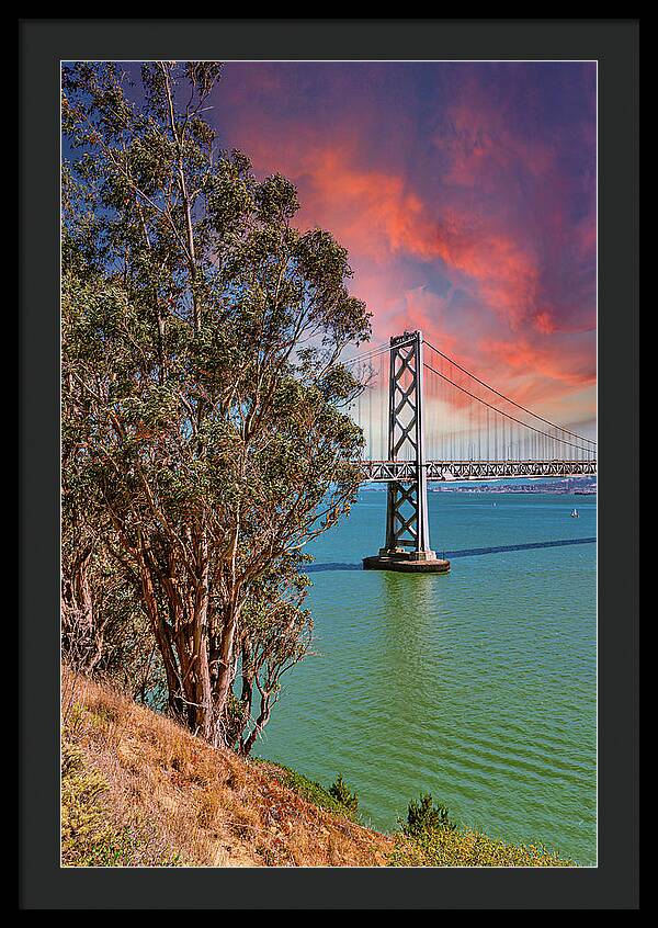 San Francisco Oakland Bay Bridge 2 - Framed Print