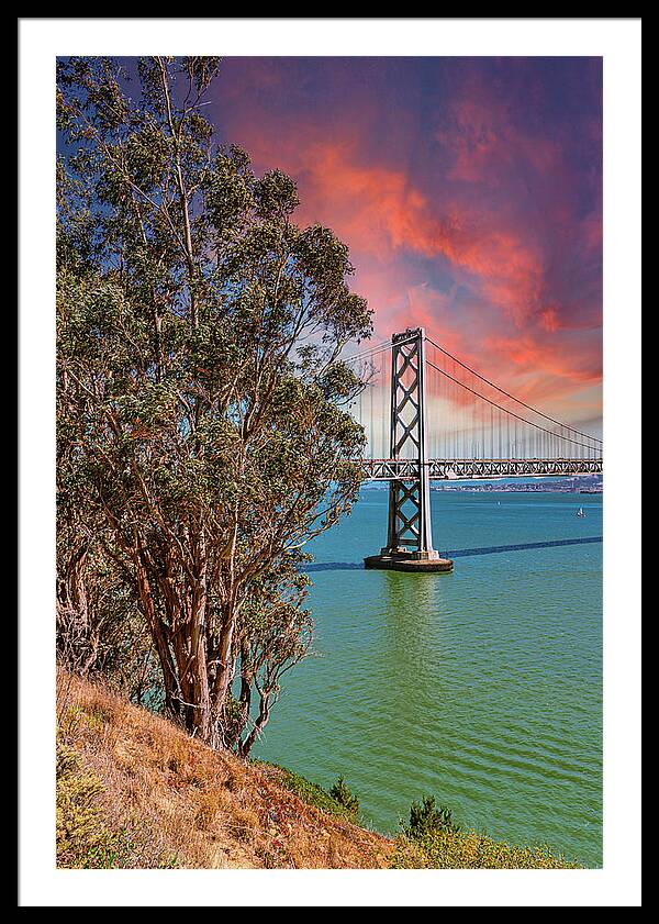 San Francisco Oakland Bay Bridge 2 - Framed Print