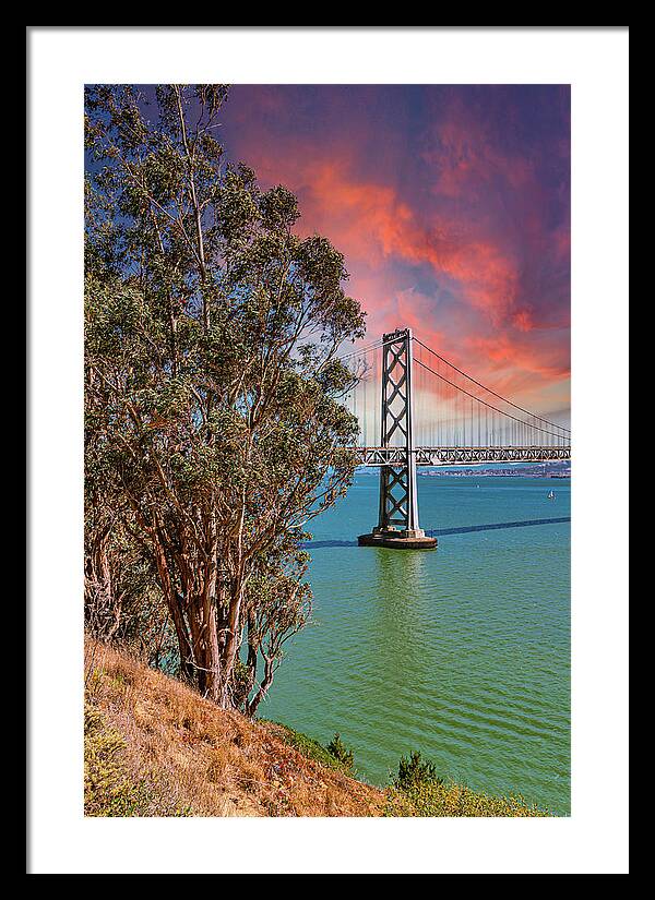 San Francisco Oakland Bay Bridge 2 - Framed Print