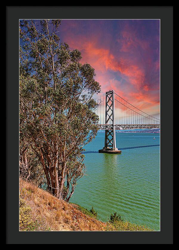 San Francisco Oakland Bay Bridge 2 - Framed Print