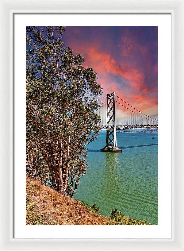 San Francisco Oakland Bay Bridge 2 - Framed Print