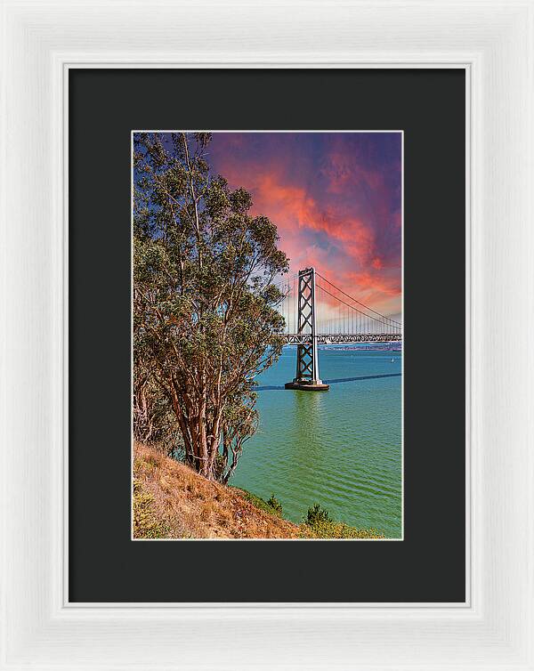 San Francisco Oakland Bay Bridge 2 - Framed Print
