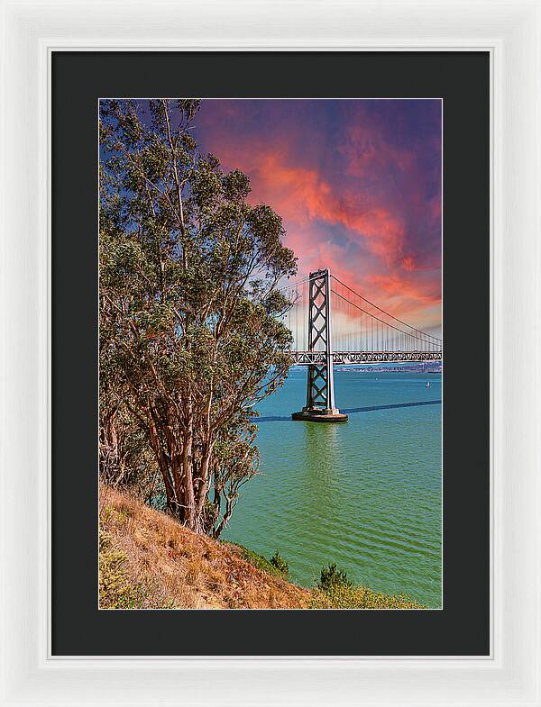 San Francisco Oakland Bay Bridge 2 - Framed Print