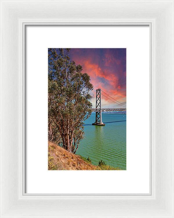 San Francisco Oakland Bay Bridge 2 - Framed Print