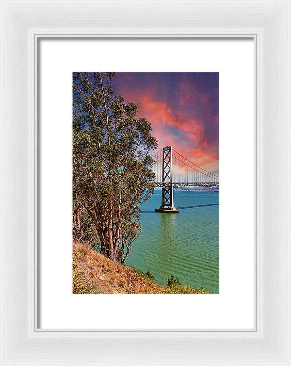 San Francisco Oakland Bay Bridge 2 - Framed Print