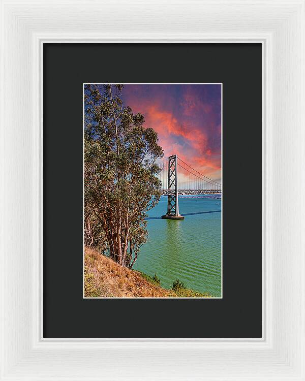 San Francisco Oakland Bay Bridge 2 - Framed Print