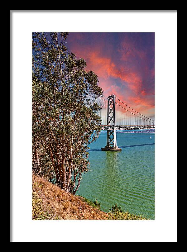 San Francisco Oakland Bay Bridge 2 - Framed Print