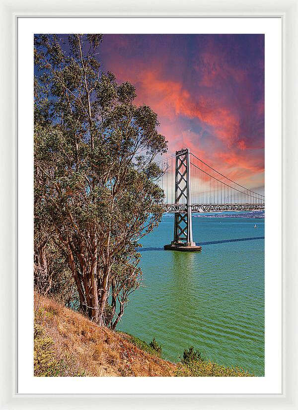 San Francisco Oakland Bay Bridge 2 - Framed Print
