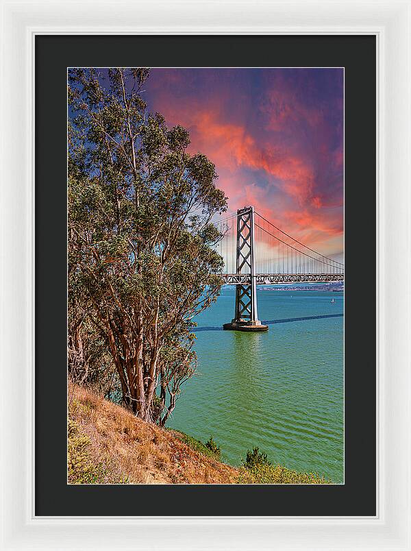 San Francisco Oakland Bay Bridge 2 - Framed Print