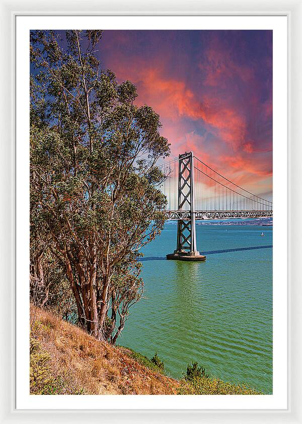 San Francisco Oakland Bay Bridge 2 - Framed Print