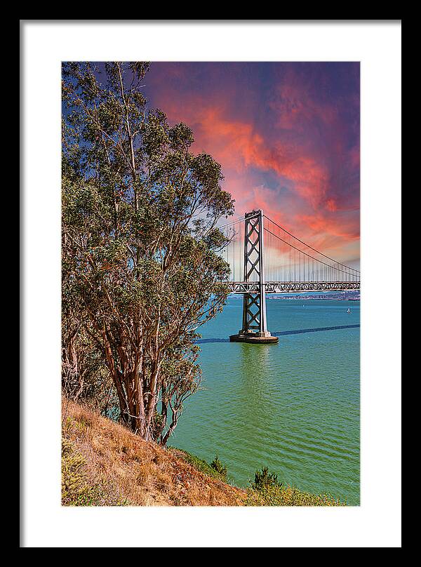 San Francisco Oakland Bay Bridge 2 - Framed Print