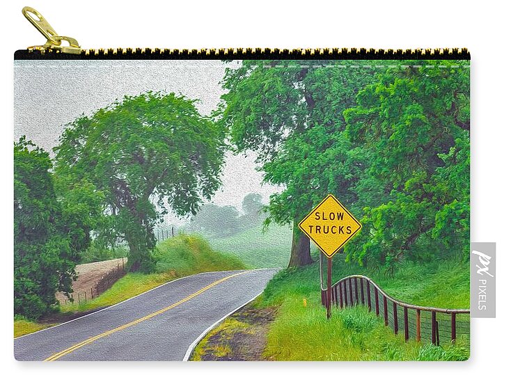 Slow Trucks - Nature California Landscape - Zip Pouch