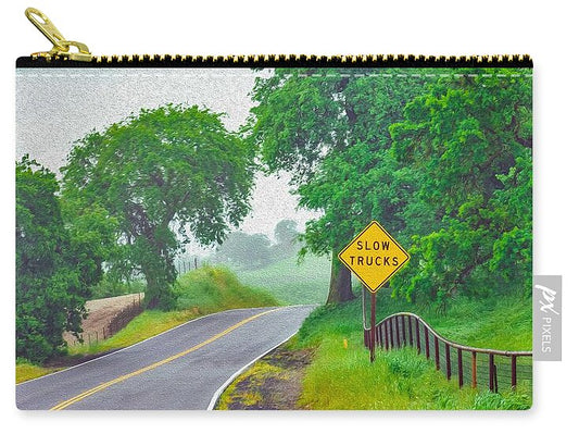 Slow Trucks - Nature California Landscape - Zip Pouch