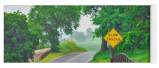 Slow Trucks - Nature California Landscape - Yoga Mat