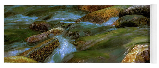 Smooth Paint Rushing Waters - Yoga Mat