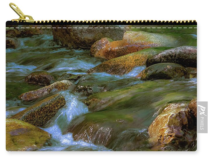 Smooth Paint Rushing Waters - Zip Pouch