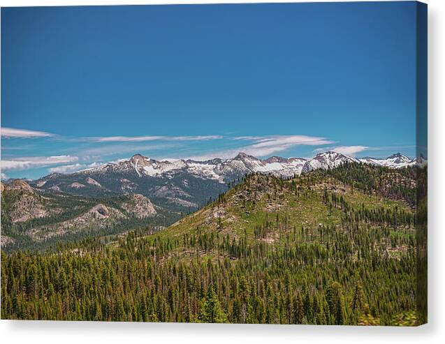 Snowy Yosemite Landscape Scene - Canvas Print