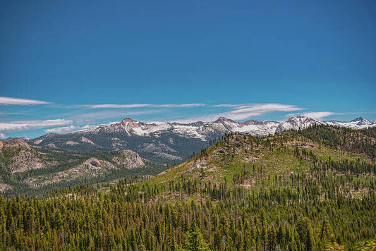 Snowy Yosemite Landscape Scene - Art Print