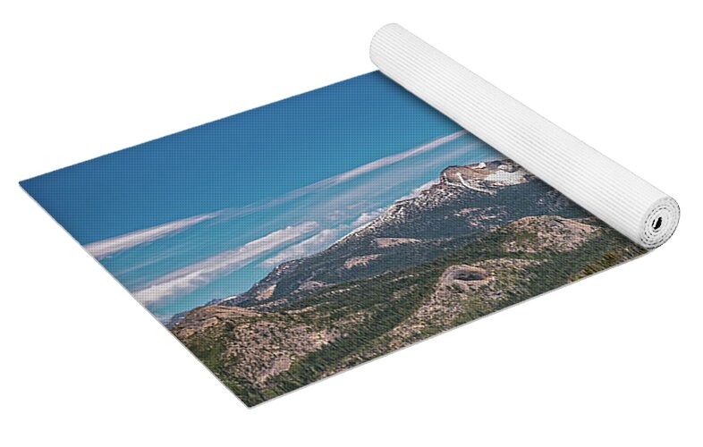 Snowy Yosemite Landscape Scene - Yoga Mat