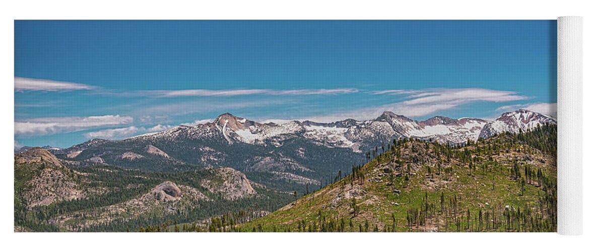Snowy Yosemite Landscape Scene - Yoga Mat