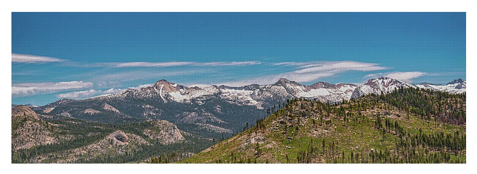 Snowy Yosemite Landscape Scene - Yoga Mat