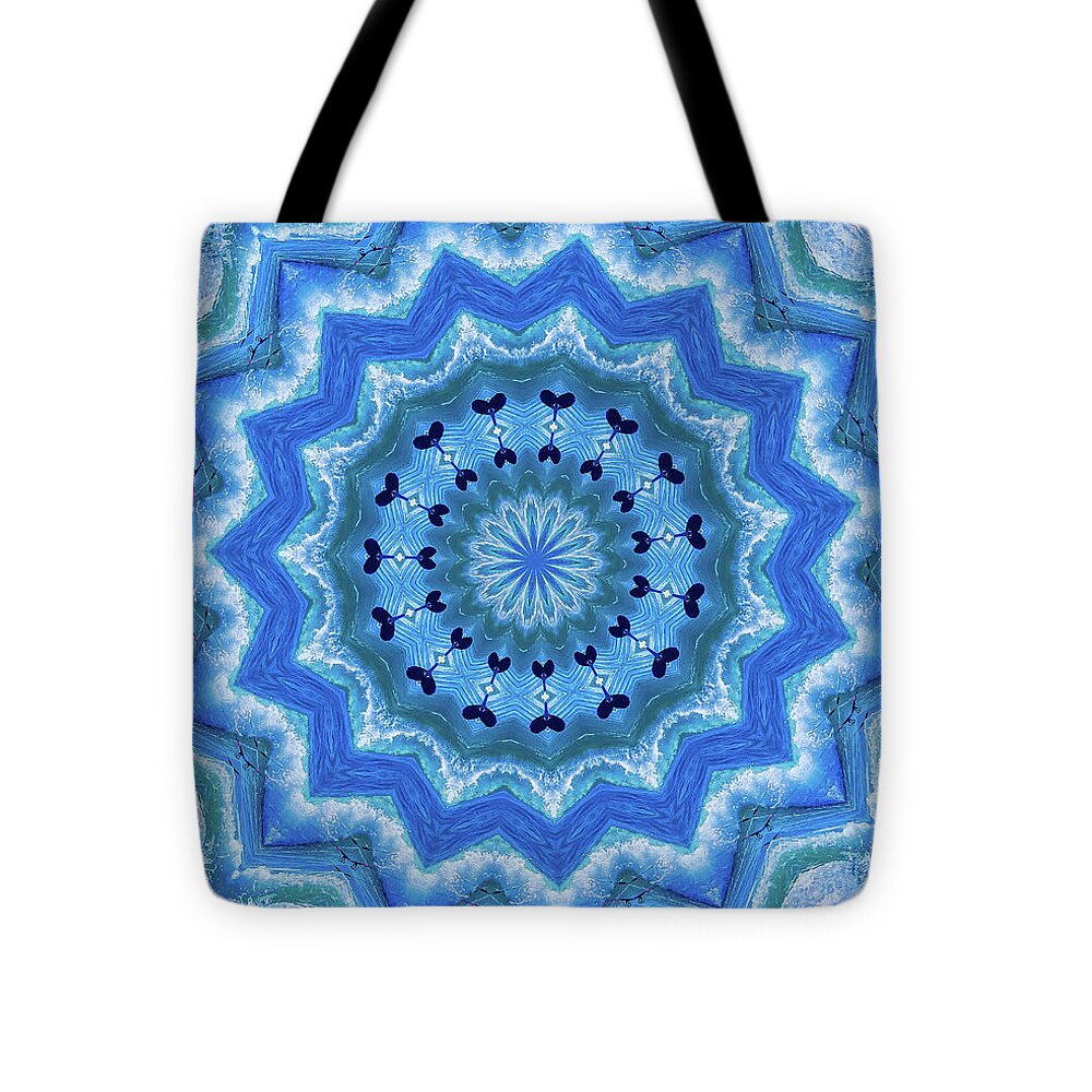 Soft colors hearts mandala - Tote Bag