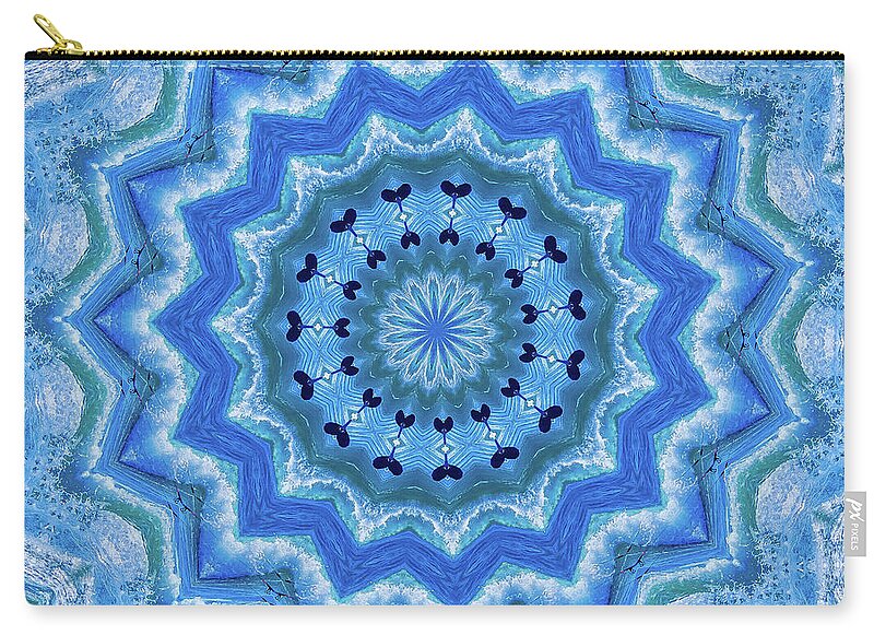 Soft colors hearts mandala - Zip Pouch