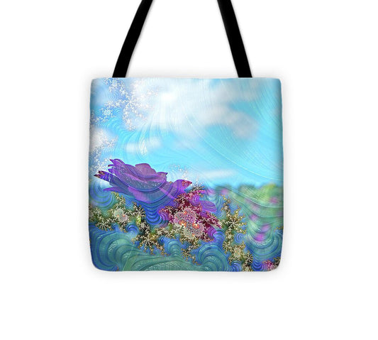 Soft Design Of a Flower Garden - Tote Bag