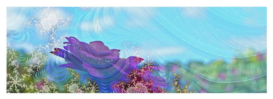 Soft Design Of a Flower Garden - Yoga Mat