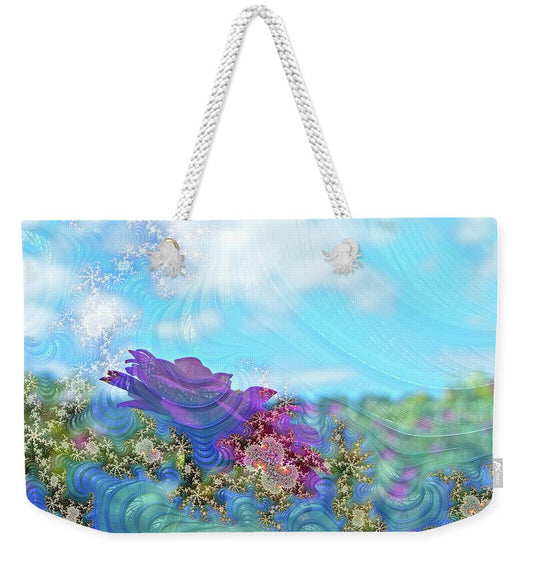 Soft Design Of a Flower Garden - Weekender Tote Bag