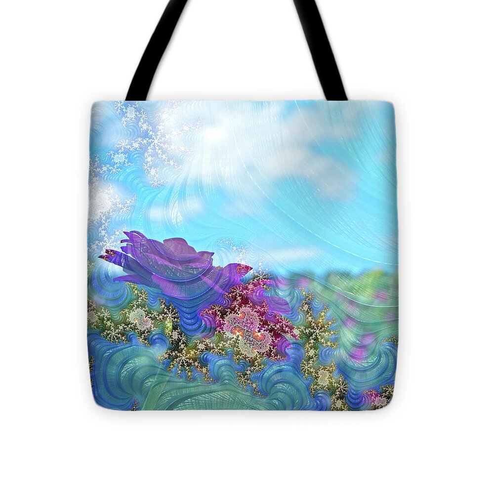 Soft Design Of a Flower Garden - Tote Bag