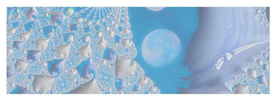 Sophisticated Spirals of White into the Moon and Sky - Yoga Mat