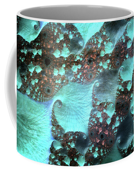 Spirals of Blues - Mug
