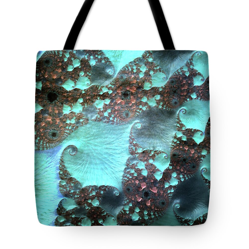 Spirals of Blues  - Tote Bag