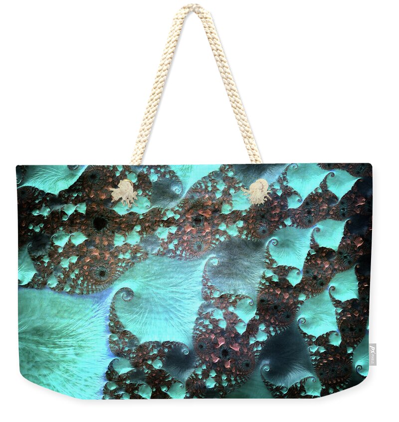 Spirals of Blues  - Weekender Tote Bag