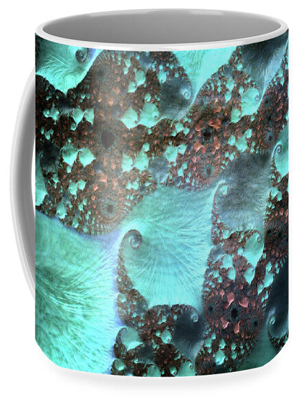 Spirals of Blues - Mug
