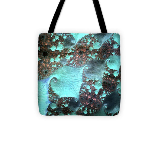 Spirals of Blues  - Tote Bag