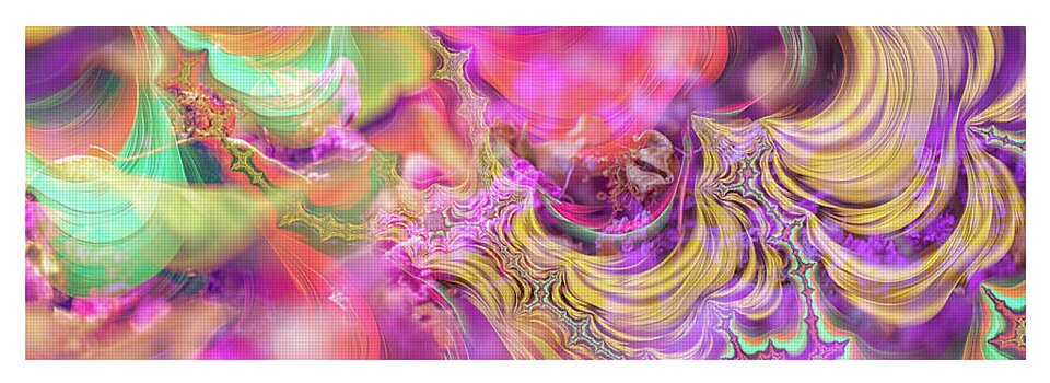 Spirals of Fractals in Pink and Purple - Yoga Mat