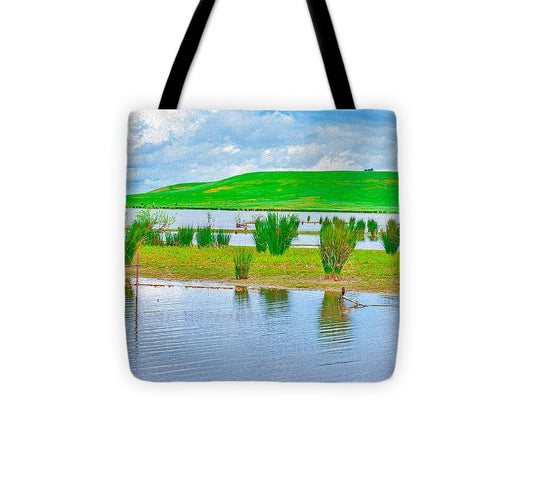 Stanislaus Reservoir Landscape - Tote Bag