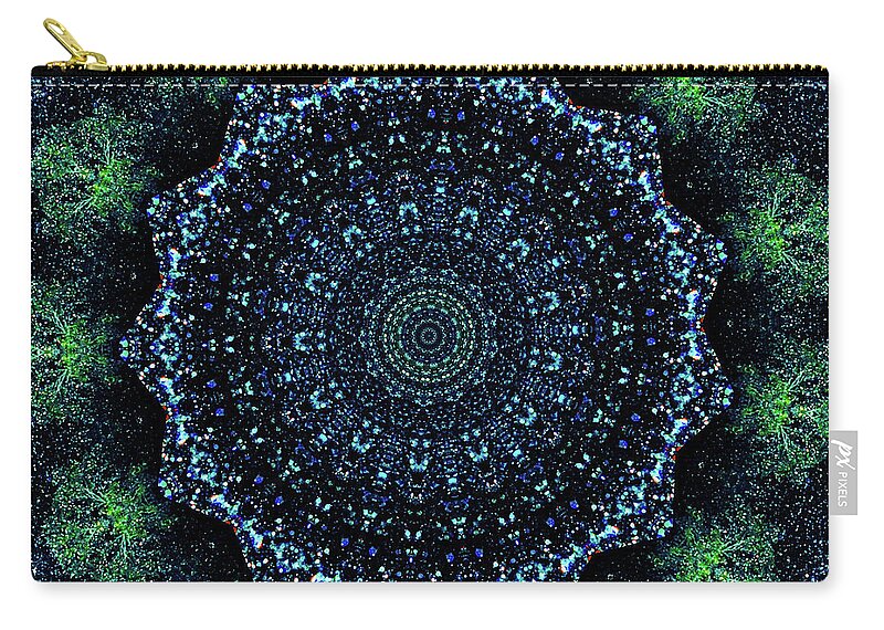 Starry Night Mandala - Zip Pouch