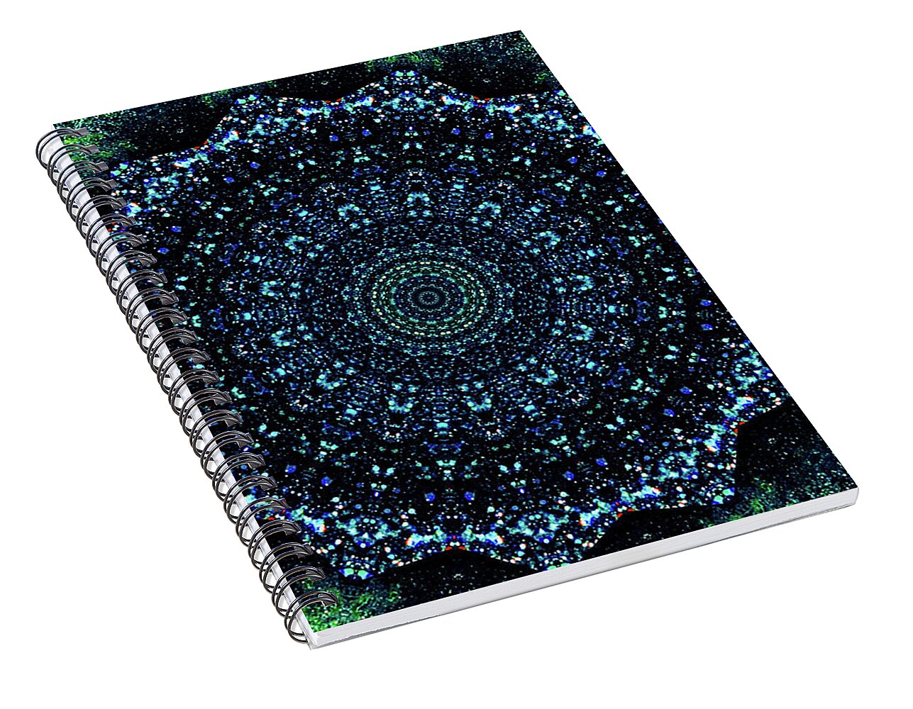 Starry Night Mandala - Spiral Notebook