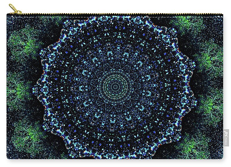 Starry Night Mandala - Zip Pouch