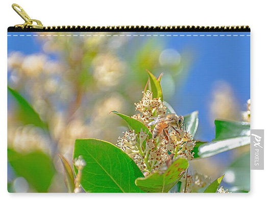 Sunny Morning of a Busy Bee  - Zip Pouch