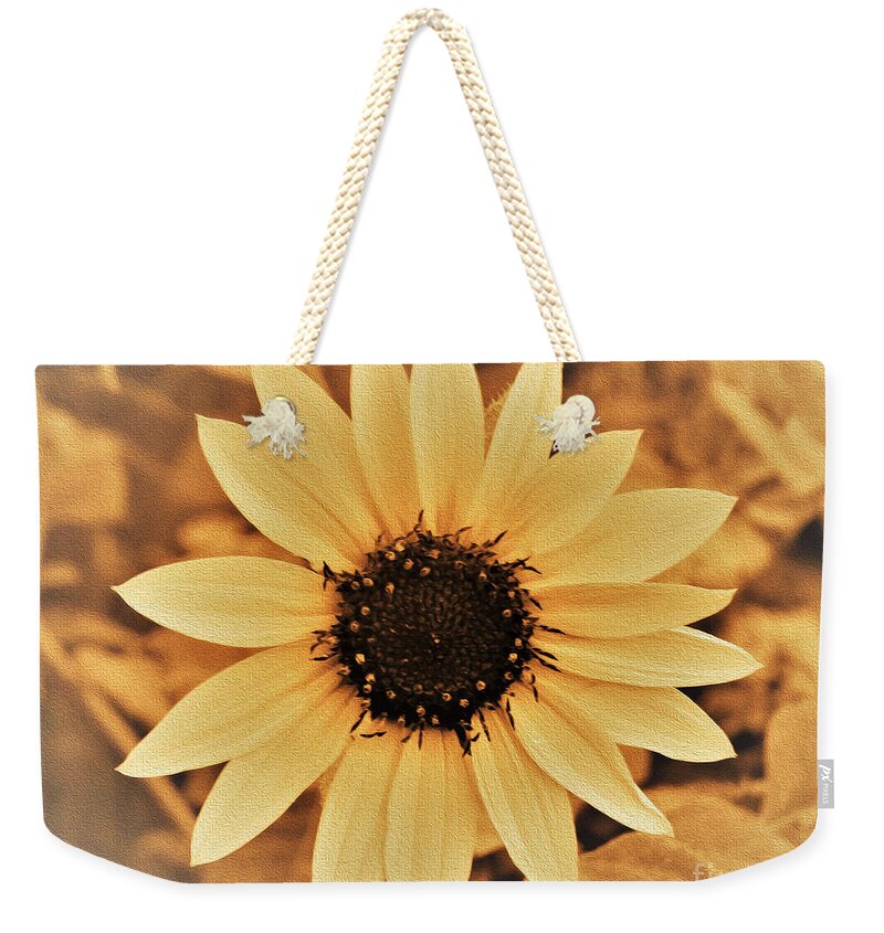 Sunny Sunflower Painting Art - Weekender Tote Bag