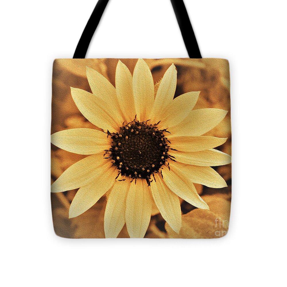 Sunny Sunflower Painting Art - Tote Bag