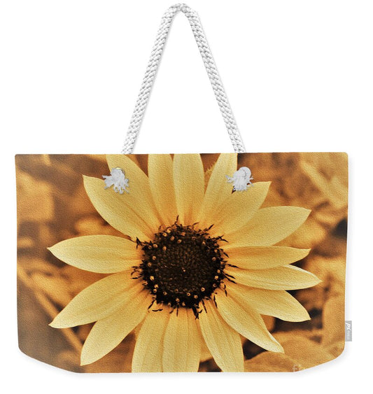 Sunny Sunflower Painting Art - Weekender Tote Bag